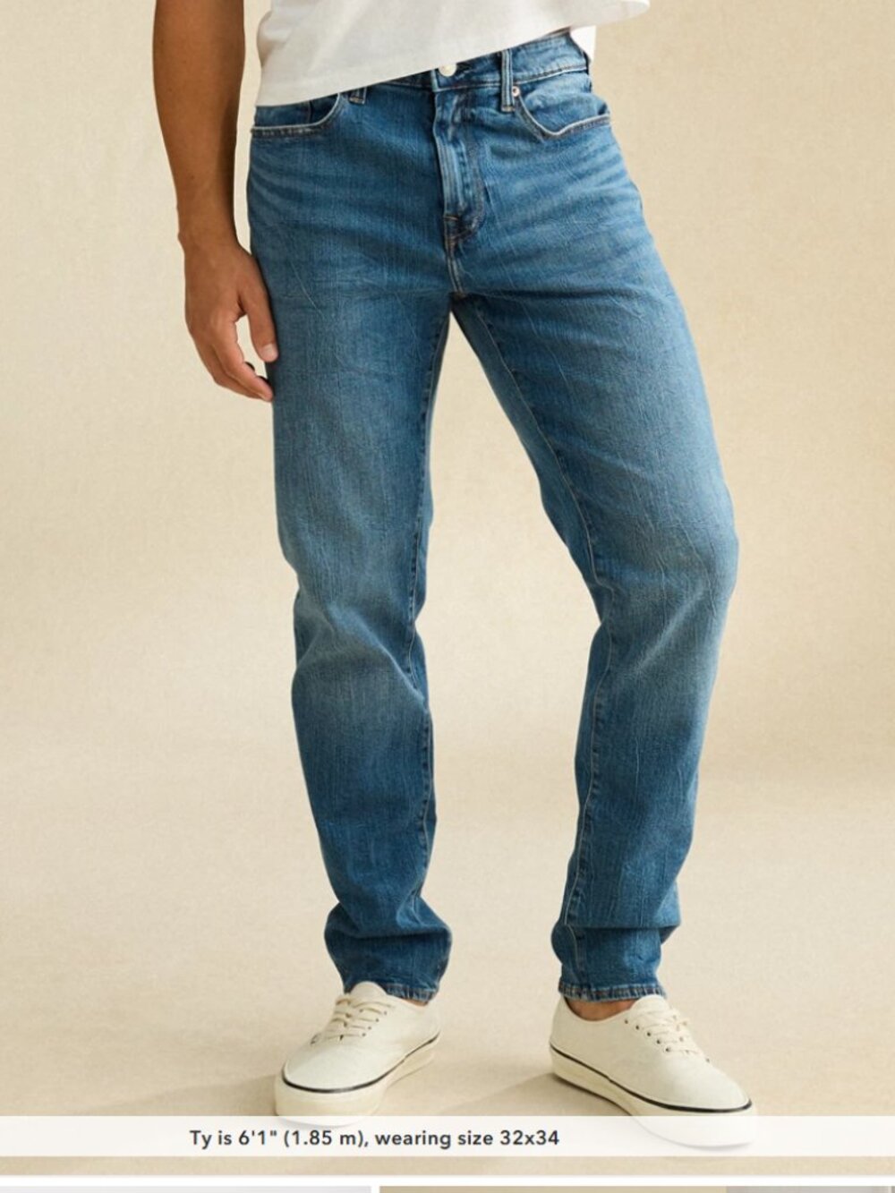 American Eagle Athletic Fit Airflex + Stretch Blue Jeans Men's Size 28x32 EUC